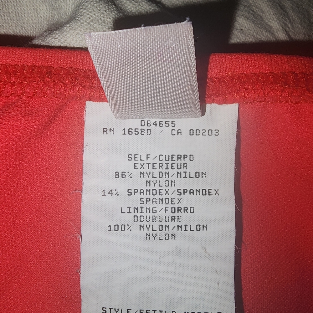 Victoria's Secret swim bikini bottoms, red, size 6
